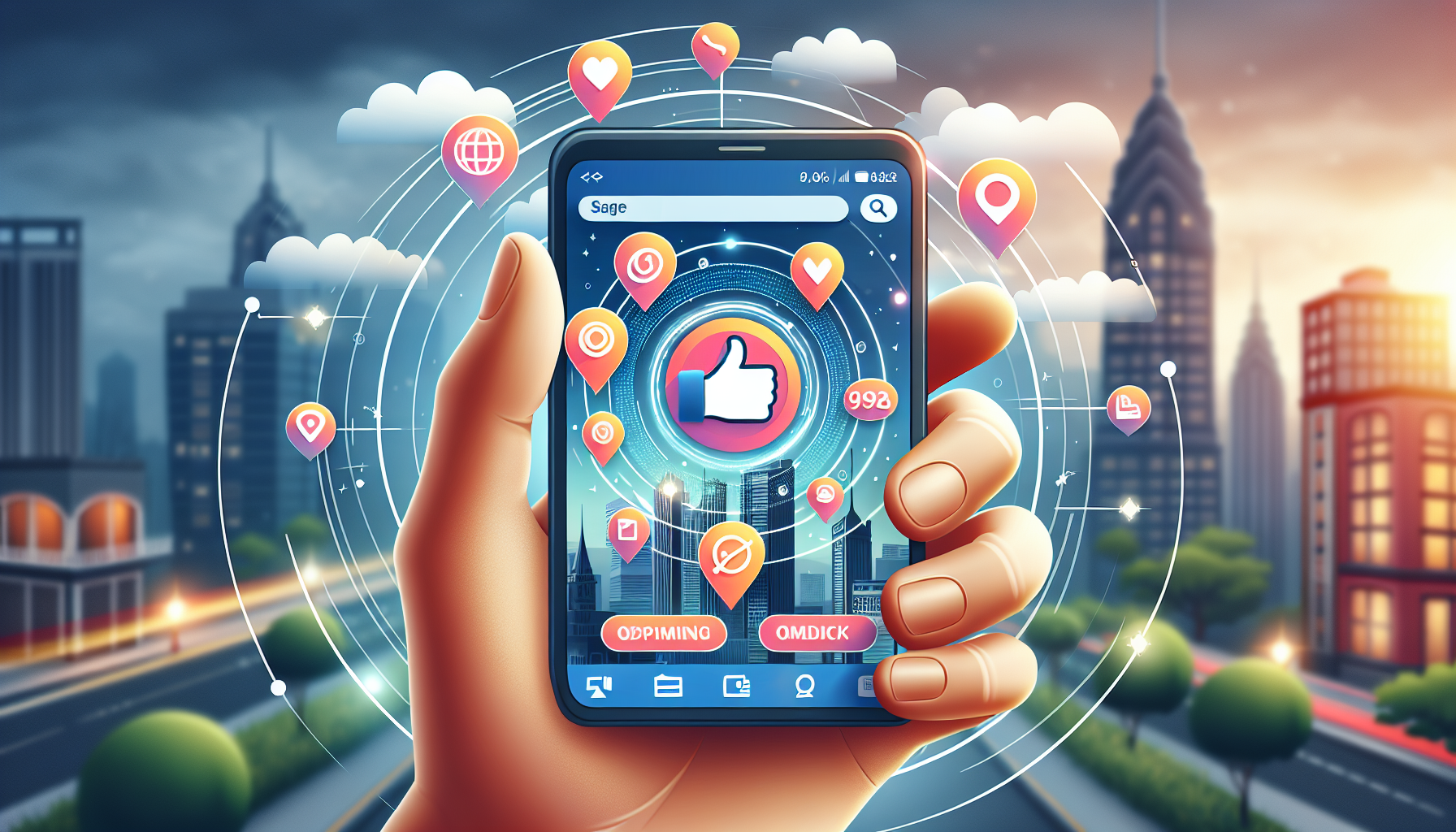 An Artistic Portrayal Of Optimizing Websites For Mobile Devices.