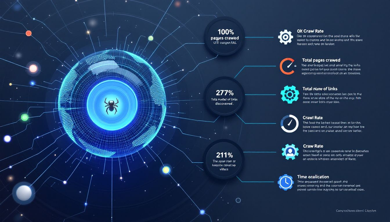 A Visual Representation Of A Comprehensive Site Crawl Process.